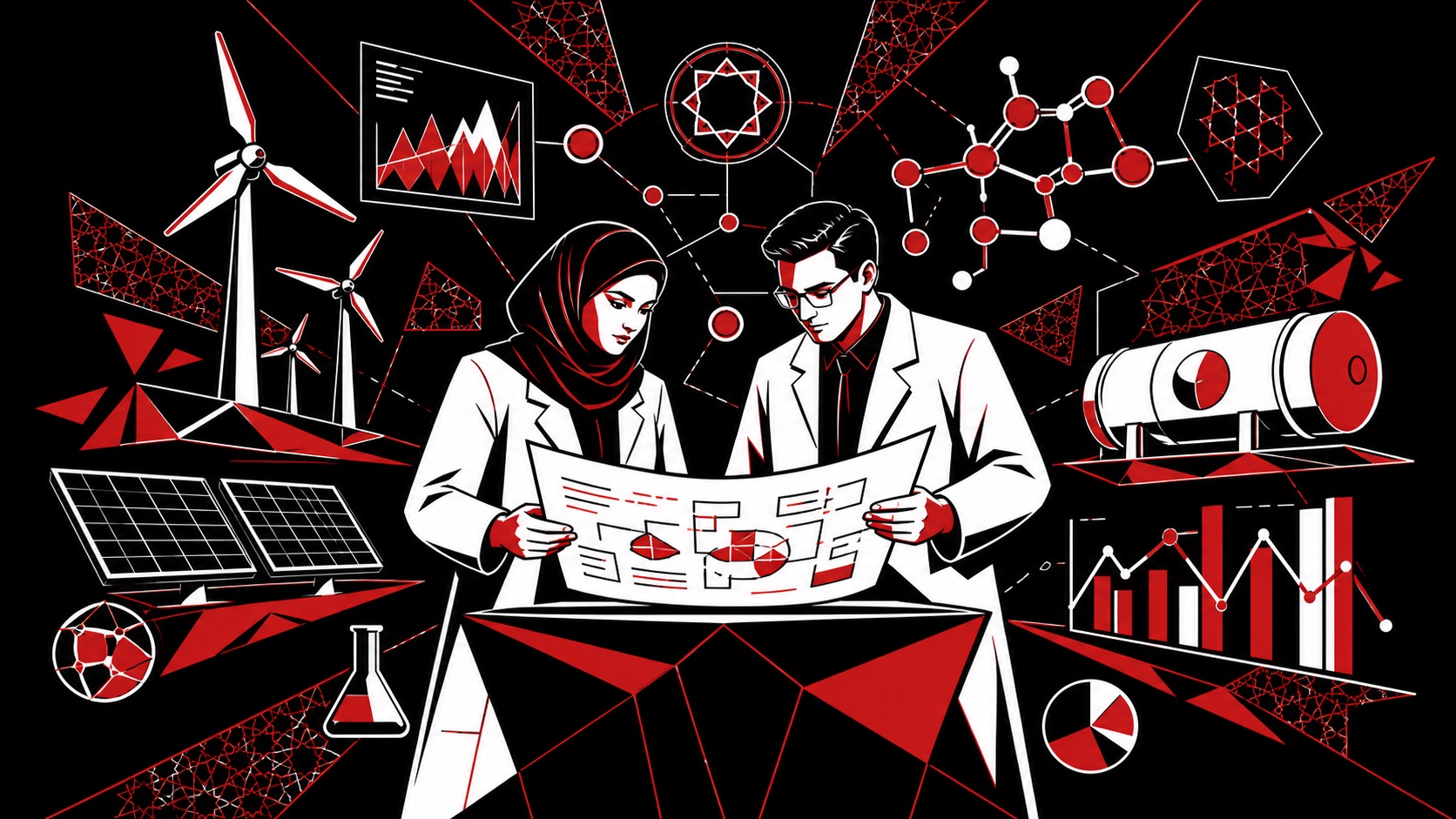 Scientific Conference illustration